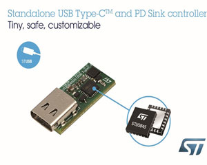 ST, 독립형 USB 타입-C 및 PD 컨트롤러 STUSB4500 공개